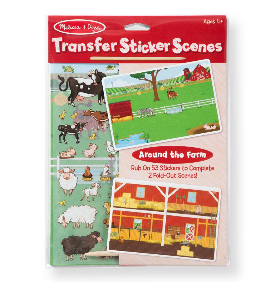 All Transfer Sticker Set - Around the Farm Melissa and Doug 
