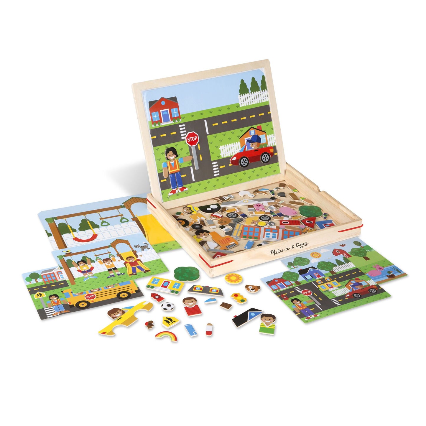 Wooden Magnetic Matching Picture Game Melissa and Doug 