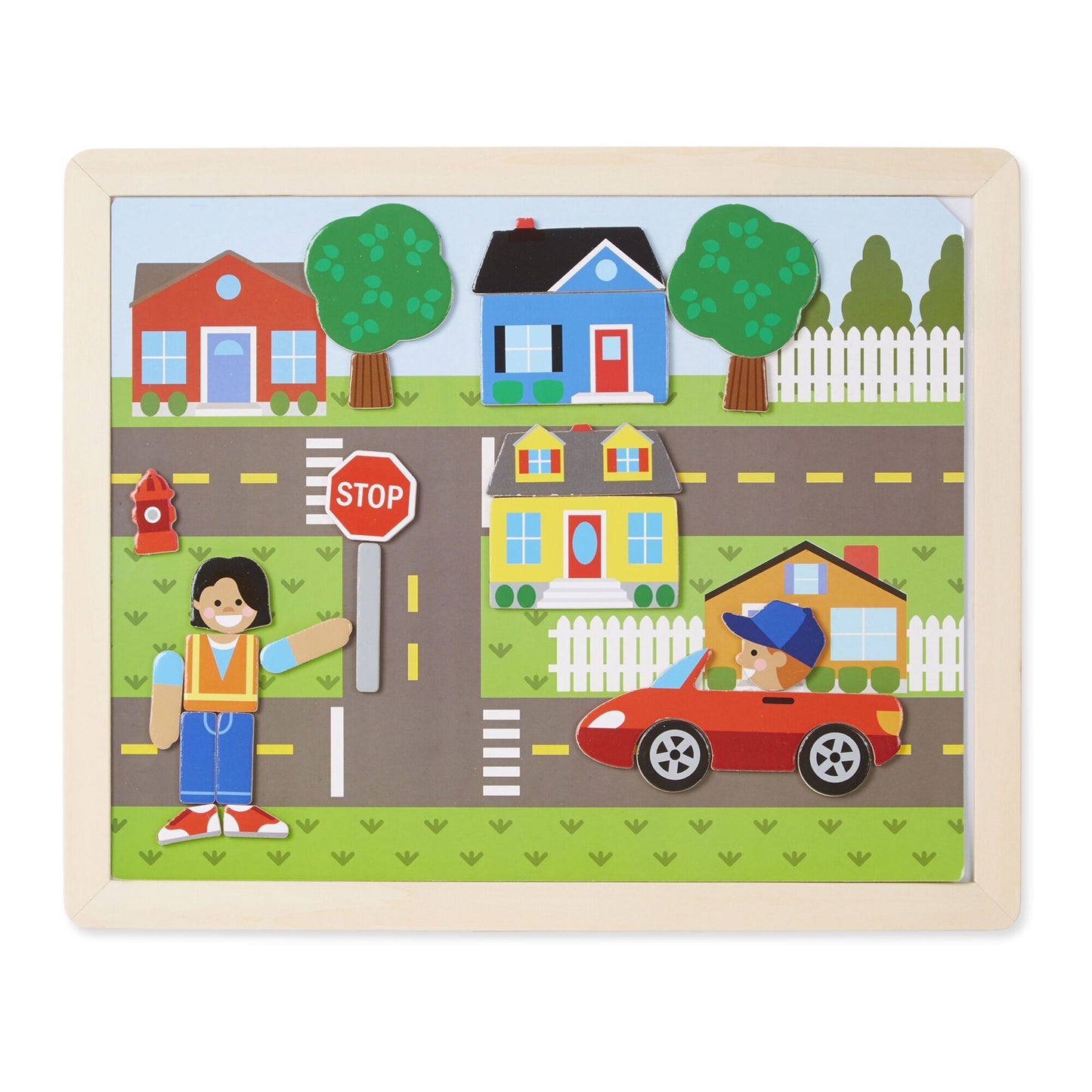Wooden Magnetic Matching Picture Game Melissa and Doug 