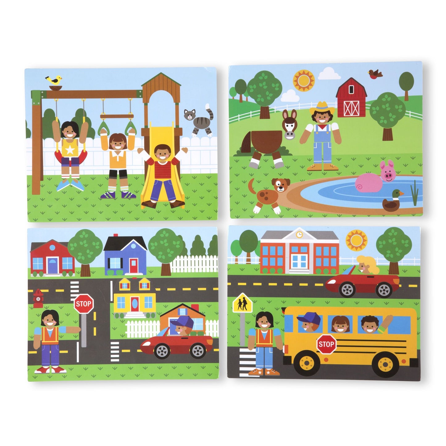 Wooden Magnetic Matching Picture Game Melissa and Doug 