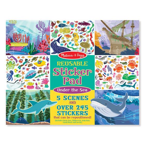 Reusable Sticker Pad - Under the Sea Toy Melissa and Doug 