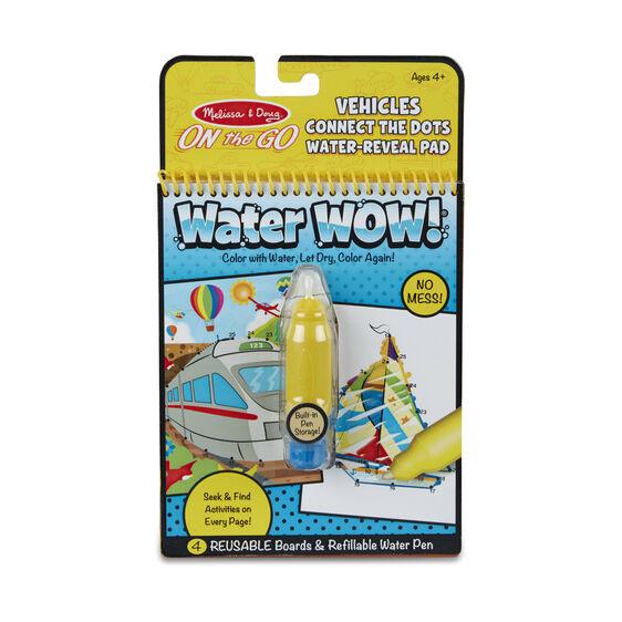 Water Wow! Connect the Dots Vehicles - On the Go Travel Activity Toy Melissa and Doug 