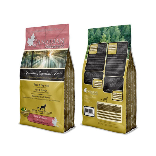 Canadian Natural Dog Limited Ingredient Diet Pork & Butternut Squash 5LB Dog Food Canadian Naturals 