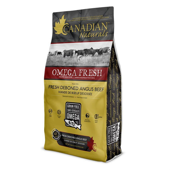 Canadian Naturals Omega Fresh Dog Deboned Angus Beef 4.4LB Dog Food Canadian Naturals 