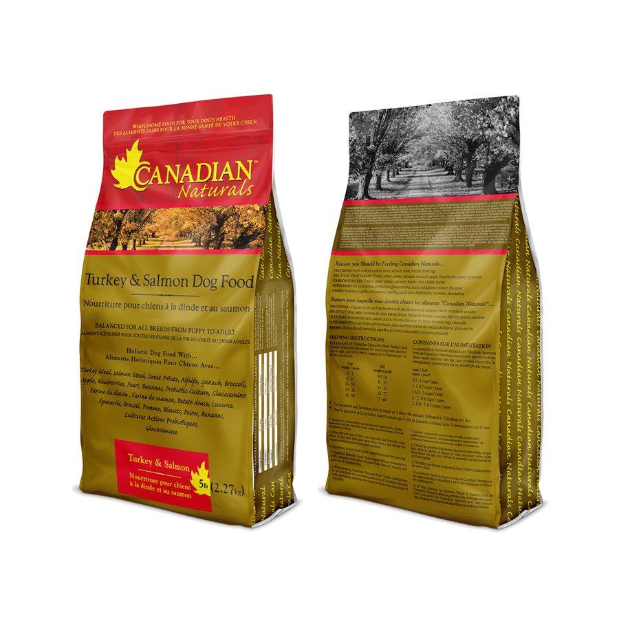 Canadian Naturals Dog All Life Stages Turkey & Salmon 5LB Dog Food Canadian Naturals 