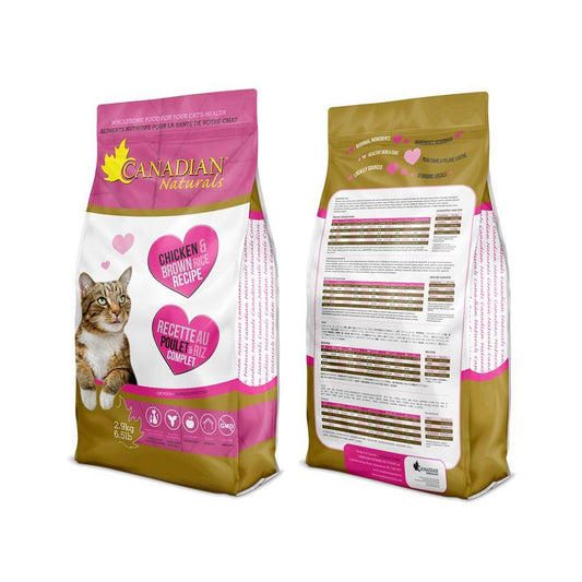 Canadian Naturals Adult Cat Chicken & Brown Rice 3LB Cat Food Canadian Naturals 