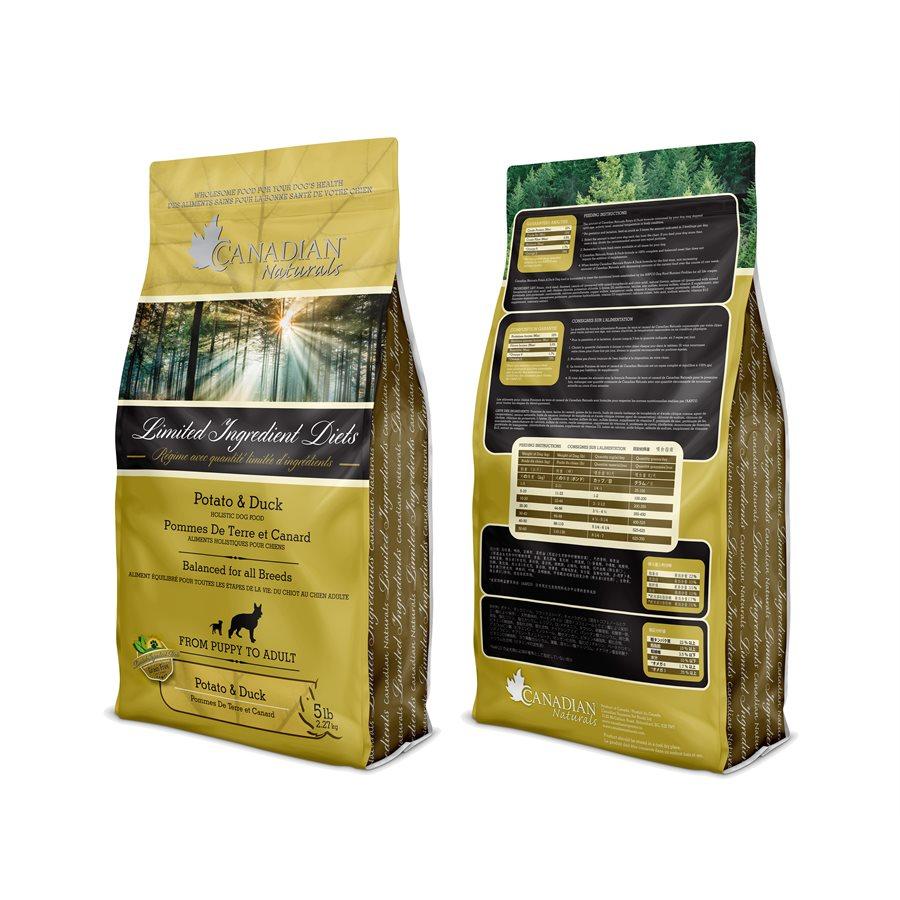 Canadian Naturals Dog Limited Ingredient Diet Duck & Potato 5LB Dog Food Canadian Naturals 