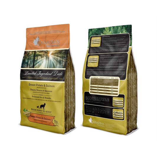 Canadian Naturals Dog Limited Ingredient Diet Salmon & Sweet Potato 5LB Dog Food Canadian Naturals 