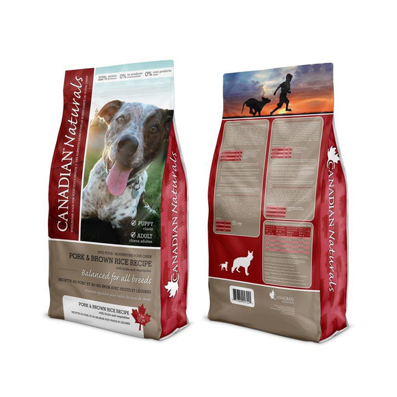 Canadian Naturals Value Series Adult Dog Pork & Brown Rice 30LB Dog Food Canadian Naturals 