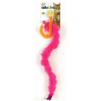 JW Featherlite Catnip Boa Springy Cat Supplies JW Pet Products 