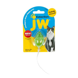JW Cataction Mouse w/Bell & Tail Cat Supplies JW Pet Products 