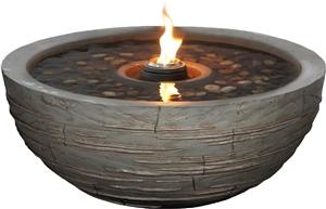 Seasonal Trends Y95689 Fire Water Fountain Grills, Smokers & Fireplaces Seasonal trends 