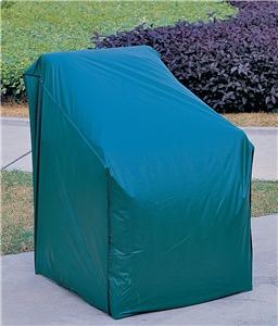 Seasonal Trends CVRA-CH-D Chair Cover, 33 in L, 28 in W, 33 in H, Vinyl, Green Outdoor Furniture Seasonal trends 