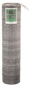 Rangemaster 5924 Poultry Net, 1 in Mesh, 150 ft L, 12 in W, 20 ga, Galvanized Steel Fencing Deacero 