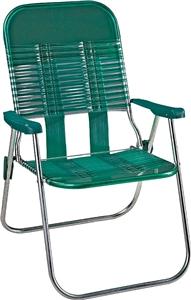 Seasonal Trends S15019-G Chair, 250 lb Capacity, PVC Seat, Sliver Frame Outdoor Furniture Seasonal trends 