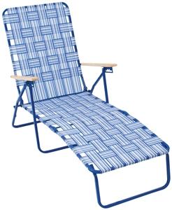 Rio Brands Web Lounger, '42-1/2 In H X 21 In W, Steel Frame Outdoor Furniture Rio brands 