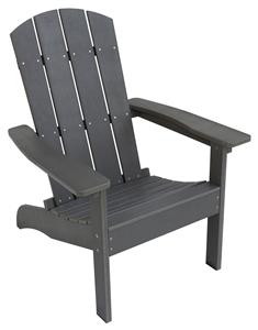Seasonal Trends E8733QPW003 Adirondack Chair, Resin Wood Seat Outdoor Furniture Seasonal trends 