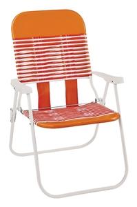 Seasonal Trends S15019-O Chair, PVC Seat, Orange Frame Outdoor Furniture Seasonal trends 