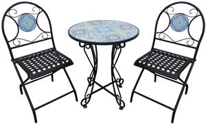 CASPIAN SET BISTRO STEEL 3PC Outdoor Furniture Seasonal trends 