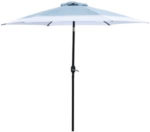 UMBRELLA SOL&STRPD BLK&WHT 9FT Outdoor Furniture Seasonal trends 