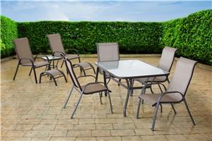RIVIERA SET DINING & CHAT 10PC Outdoor Furniture Seasonal trends 