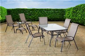 RIVIERA SET DINING & CHAT 10PC Outdoor Furniture Seasonal trends 