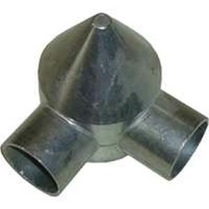 Stephens Pipe & Steel HD42042RP 2-Way Bullet Cap, Aluminum Fencing Stephens pipe & steel 