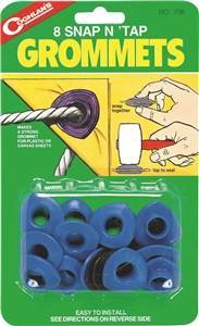 Snap N Tap 706 Hammer On Grommet, 7/16 in ID, Plastic Camping & Outdoor Coghlan's canada 