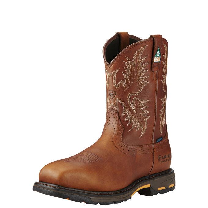 WorkHog Wide Square Toe CSA Waterproof Composite Toe Work Boot Boots Ariat 