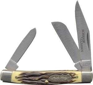 Uncle Henry 834UH Folding Pocket Knife, 2-1/2 in L Blade, 3-Blade Knives & Access Taylor brands 
