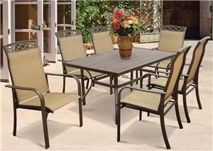 Seasonal Trends T6R60UO3J33 Dining Table, Steel Outdoor Furniture Seasonal trends 