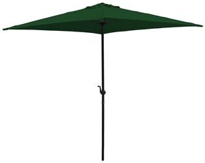 Seasonal Trends UMQ65BKOBD-01 Market Umbrella, 7.8 ft H Pole, Polyester Fabric, Green Fabric, Steel Frame Outdoor Furniture Seasonal trends 