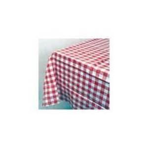 World Famous 459 Table Cloth, 72 in L, 54 in W, Vinyl, Red/White Camping & Outdoor World famous sales of 