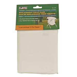437 Replacement Bag, 23 in L x 19 in W, Heavy Gauge Plastic, White Camping & Outdoor World famous sales of 
