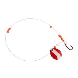 TACKLE SPNR W/HK NO6 WHT & RED Lines & Accessories Amundson outdoor 