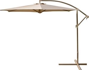 Seasonal Trends 69420 Cantilever Umbrella, Polyester Fabric, Taupe Fabric Outdoor Furniture Seasonal trends 