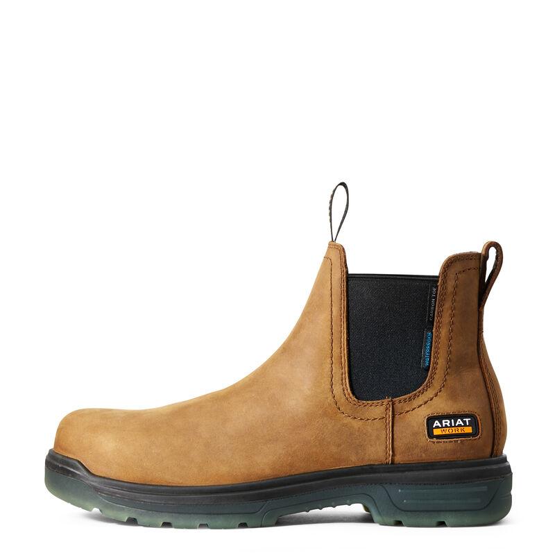 Turbo Chelsea CSA Waterproof Carbon Toe Work Boot Boots Ariat 