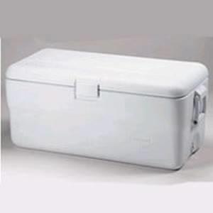 Rubbermaid FG198200TRWHT Ice Chest/Cooler, 102 qt, 18-1/2 in L x 39-1/4 in W x 16-1/2 in H, White Cap/Lid, Plastic