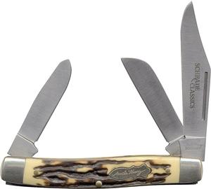 Uncle Henry 885UH Folding Pocket Knife, 3 in L Blade, 3-Blade Knives & Access Taylor brands 