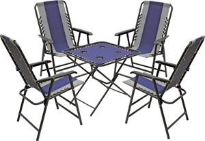Worldwide Sourcing XF4301OX05FR1BKOX Table and Chair Set Outdoor Furniture Seasonal trends 