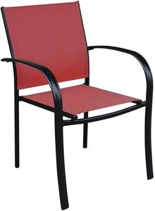 Seasonal Trends C4012SBKCY012 Sling Dining Chair Outdoor Furniture Seasonal trends 