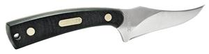 Schrade 152OT Fixed Blade Knife, 3.3 in L x 0.14 in W Blade, 1-Blade, Black Handle Knives & Access Taylor brands 