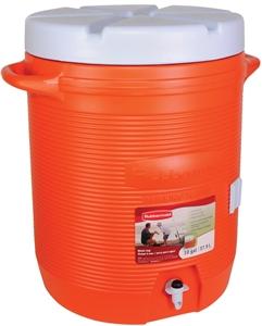 Rubbermaid FG16100111 Industrial Water Cooler, 20-1/2 in L x 19.19 in W x 15.85 in H, Quikgrip Handle, White Cap/Lid Ice Chests & Coolers Rubbermaid canada 