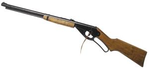 Daisy Red Ryder 1938 Air Rifle, 650 Shot, 35.4 in OAL, Steel/Wood, Red Hunting Daisy mfg 