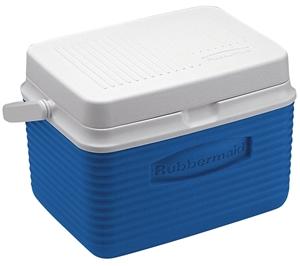 Rubbermaid FG2A0904MODBL Personal Ice Chest/Cooler, 5 qt, 7.4 in L x 10-1/2 in W x 7-3/4 in H, Top Swing Handle Ice Chests & Coolers Rubbermaid canada 