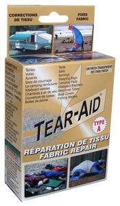 TEAR-AID D-KIT-A04-100 Type A Fabric Repair Patch Kit, Gold Camping & Outdoor Tearepair inc 