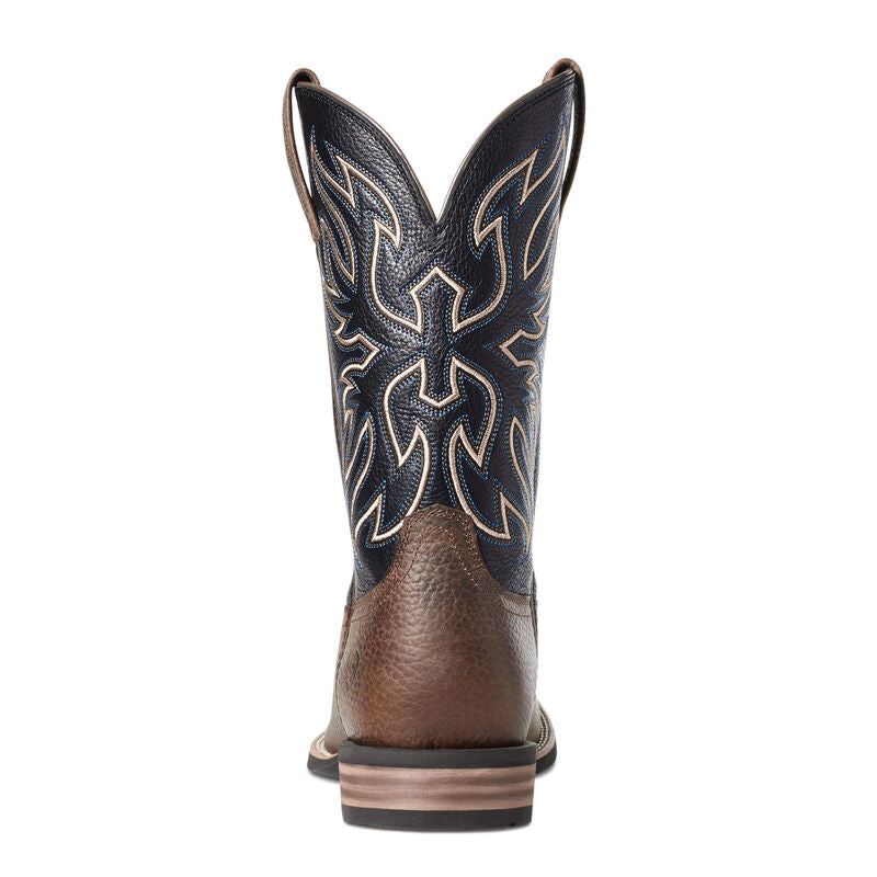 Ariat Men's Everlite Vapor Western Boot - Distressed Brown/Blk Deertan