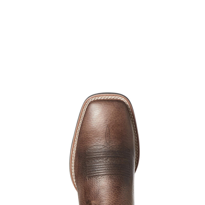 Ariat Men's Everlite Vapor Western Boot - Distressed Brown/Blk Deertan
