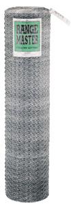 Rangemaster 5930 Poultry Net, 1 in Mesh, 150 ft L, 72 in W, 20 ga, Galvanized Steel Fencing Deacero 