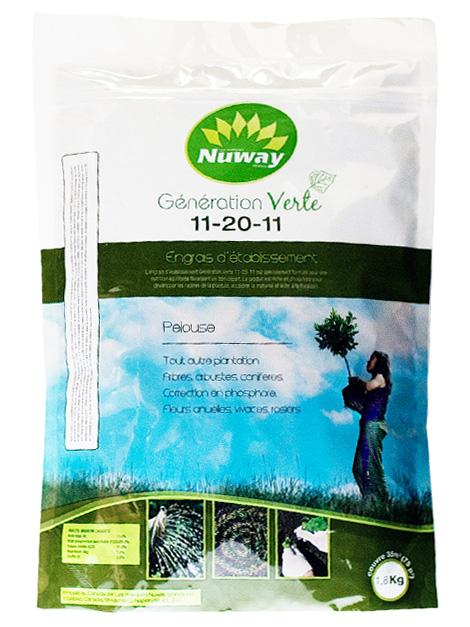 Green Generation Plant Starter Fertilizer 11-20-11 Lawn and Garden Nuway 